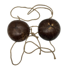 Women's Natural Coconuts Shell Bra Hawaiian Coconuts Bra with Cord Coconuts Top for Beach Parties Beach Wedding