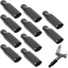 10Pcs Beer Tap Cover, Beer Faucet Cover Draft Faucet Keg Caps Rubber Tap Soother Sanitary Nipple Cover PVC Sleeve Cover Keg Tap Beer Accesso