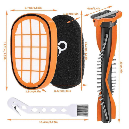Compatible with Speedpro Max Vacuum Cleaner Filter, Vacuum Cleaner Accessories Replacement Brush, for Speedpro Max 2
