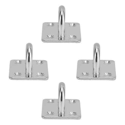 Eye plate eye plate with hook 4Pcs Eye Plate with Enclosed Hook 304 Stainless 2