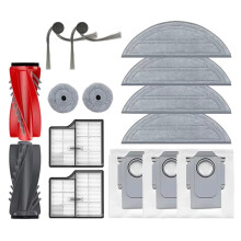 Zubehör für Saros 10 / S9 MaxV Ultra / S90ver / G30 / A1460RR Staubsauger: Hauptbürste, Seitenbürste, Filter, Wischbeutel (14-Teilig)