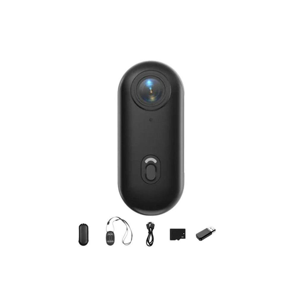 4K Thumb Action Camera 1080P Pov Wifi Body Camera With 128G Card For Work Travel Pet Swim Cycling Black 6034170060780