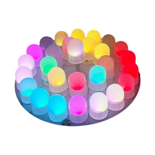 Full-Color LED Lighthouse Kit Touch Control C51 Microcontroller Control DIY Electronic Soldering Kit
