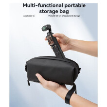 Carrying Case for Osmo Pocket 3 Portable Multilayer Protective Bag Storage Case for Pocket 3&Accessories Grey