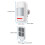 Infrared Detector Motion Sensor PIR Human Body Movement Alarm Welcome Security 2 Modes 120dB 433MHz Remote Control 10