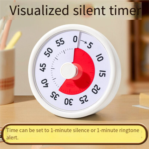 Cute Visual Timer Silent  Manager Kitchen Timer Reminder Round Visualization Countdown Timer Kitchen Cooking C 2