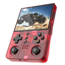 R40XX ProMAX Retro Handheld Console 4.2 Inch HD IPS Screen Classic Game Console Bult-in WiFi Portable Video Player Red