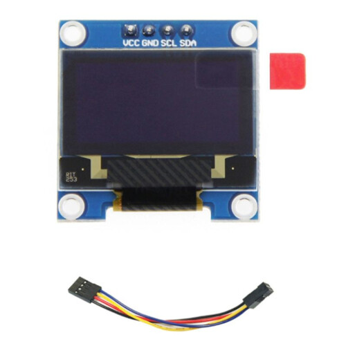 Para Raspberry Pi 0,96 Polegadas OLED I2C SSD 4Pin Módulo SSD1306 Tela LCD Display Temperatura da CPU para  STM32