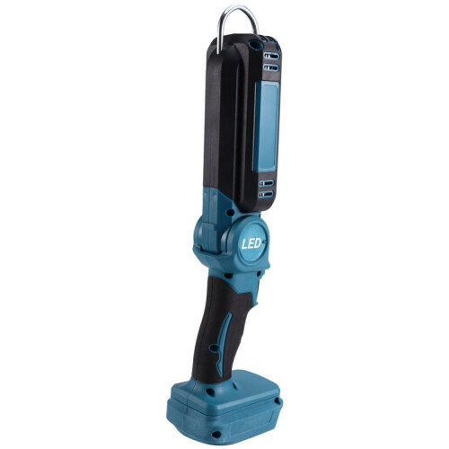 21V Rechargeable Cordless Work Light Foldable Flashlight Portable Lantern Spotlight for  18V Battery (No Battery)