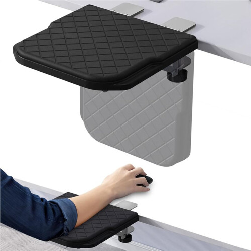 Arm Rest for Desk, 90Foldable Computer Wrist Rest Shelf , Ergonomic Arm Support Desk Extender for Office Home 1