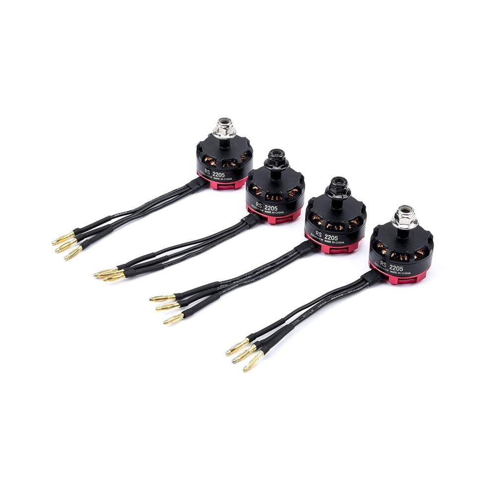 4Pcs Racing Drone Motor, Rs2205 2300Kv Brushless Motor Cw/Ccw 3-4S Brushless Motor For Fpv Racing Drone Fpv Multicopter 6033206377205