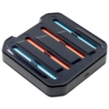 2 Left and Right Controllers 4-in-1 Charging Dock with Charging Warning Light Overcharge Protection