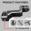 Action Camera Vertical Bracket Adjusting Arm Mount Adapter for  13 12 11 10 9 Vertical Shooting Accessories 5