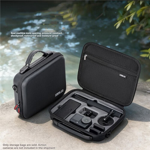 STARTRC Shoulder Bag Case for  Action 6 Camera Accessories Waterproof PU Case Large Space Storage for  Action 6 Shoot Kit 1