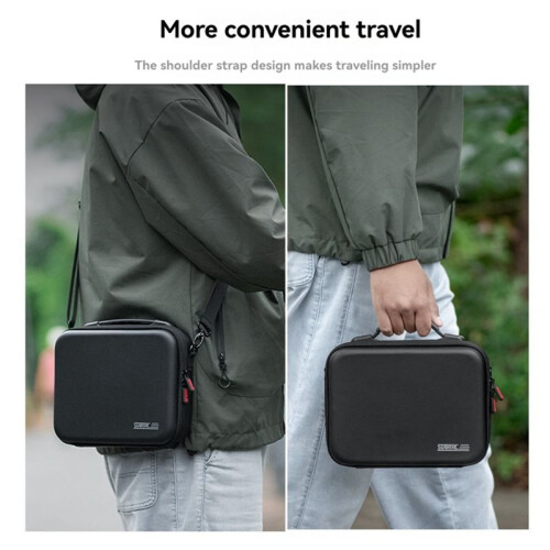 STARTRC Shoulder Bag Case for  Action 6 Camera Accessories Waterproof PU Case Large Space Storage for  Action 6 Shoot Kit 2