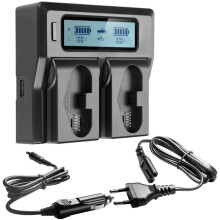 For LP-E19 LP -E19 Dual Battery Charger with USB Port for LP E19 LP-E4N LP-E4 Camera Battery Parts EU PLUG