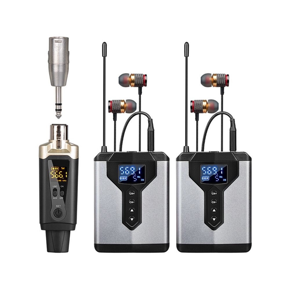 Wireless In-Ear Monitor System Portable And Rechargeable Transmitter And Receiver For Stage Performance B 6031279238133