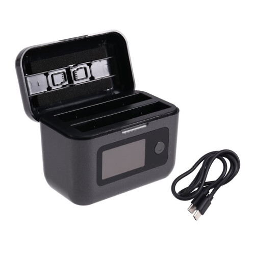 For  X5 Battery PD Fast Charging Charging Case Color Screen Dual Charging X5 Storage Compartment