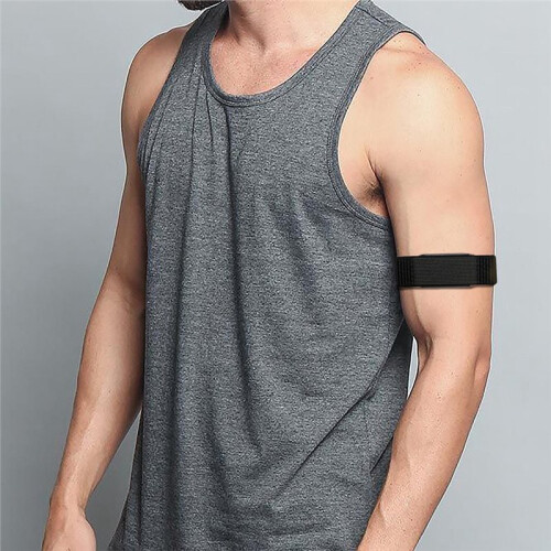 For  Armband, Huami Helio Strap, Sport Long Arm Strap, Nylon Loop, One Full Coverage Bicep Strap, 1