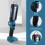 21V Rechargeable Cordless Work Light Foldable Flashlight Portable Lantern Spotlight for  18V Battery (No Battery) 6