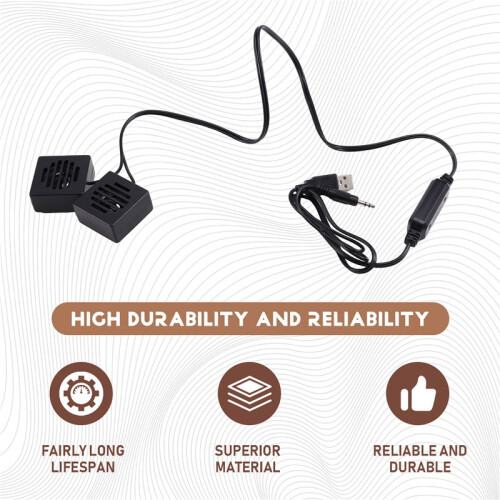 Paste  Computer Speaker USB Wired Universal Stereo Sound Surround Loudspeaker for Computer Laptop Notebook 1