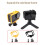 Cold Shoe Expansion Frame for  OSMO Action 6 Cold Shoe Interface Quick Release Protective Frame for Action 6 Orange 5