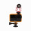 Cold Shoe Expansion Frame for  OSMO Action 6 Cold Shoe Interface Quick Release Protective Frame for Action 6 Orange 6