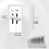 4 Pcs Dimmer  Knob Dimmer Replacement Knob for Lutron Skylark Fan Speed & Light Control White 6