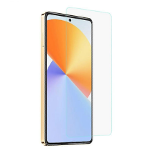 Compatibil cu Infinix Note 30 Pro 4G, folie de protecție pentru ecran din sticlă securizată, ultra transparentă, cu margine cu arc de 0,