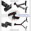 Wall Mount Tablet Cell Phone Stand Long Arm Stretchable Holder for 4-13 inch Devices Stretchable Tablet Bracket 2 4