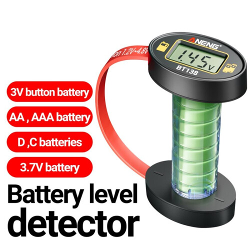 ANENG BT138 Battery Tester Portable C D AA AAA Button Cell Lithium Test Display Battery Tester Power Bank Detector Tool 1