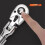 3/8 72-Tooth Carbon Steel Retractable Ratchet Wrench Automatic Quick Release Spanner Multifunctiona 4