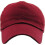 Low Profile Cotton Cap Men Ladies Baseball Cap Dad Hat Adjustable Unstructured Plain Cap(Burgundy) 3