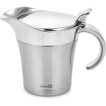 Gravy Boat with Lid 500ml Stainless Steel Double Wall Insulated