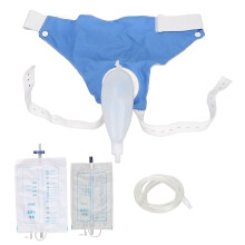Bærbar urinpose med urinkateterkanal 1000 ml 2000 ml for menn, eldre, sengeliggende pasienter, urininkontinens qq