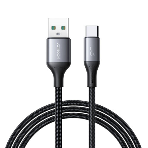 Joyroom Flash Series Schnellladekabel USB-A auf USB-C, 3 A, 2 m - Schwarz