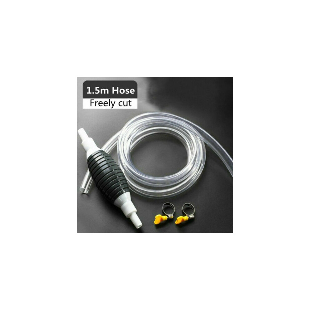 Hand Siphon Pump Petrol Diesel Water Oil Liquid Fuel Transfer Easy Use Pump Uk 82204167