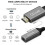 Kabel adaptera QGeeM HDMI Single do Mini DP UHD 4K@30Hz 5