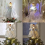 Juletre-dekorasjon med engel og LED-lys, juletrefestdekorasjon 5