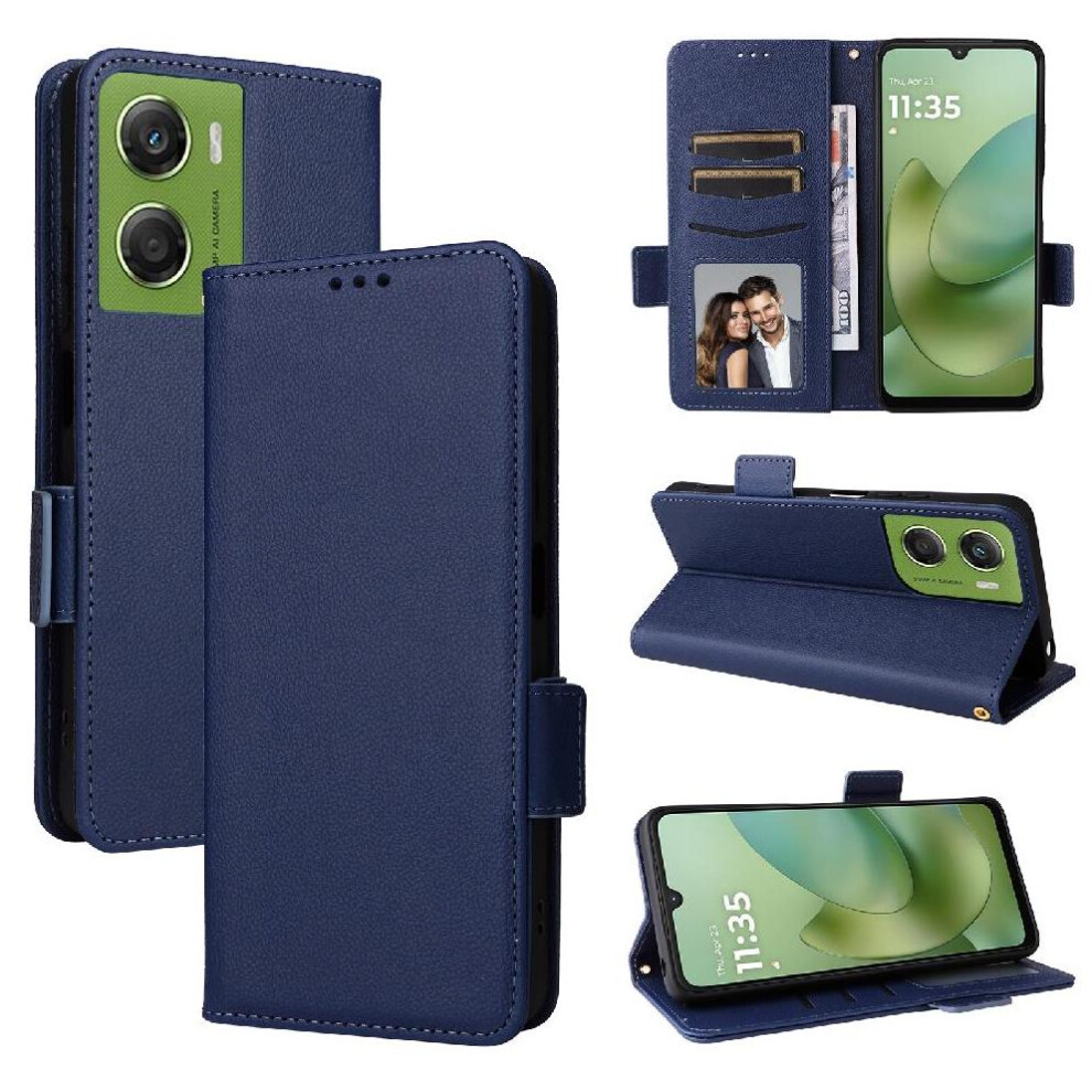 () Flip Case For Motorola Moto G06 Power Side Buckle Card Slots Holder Pu Leather Magnetic Wallet 764563373413