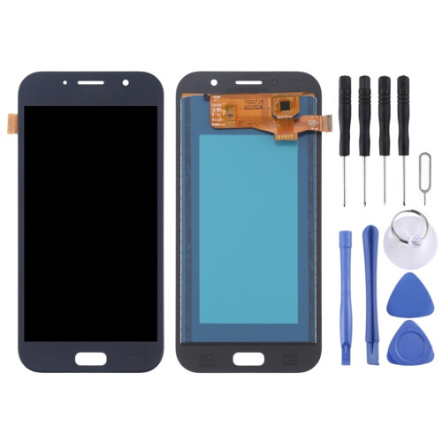 (Black) Écran LCD TFT pour Galaxy A7 (2017), A720FA, A720F/DS avec assemblage complet de numériseur (noir) 1