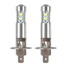 2 ks 100W 6000K H1 LED žárovky pro automatické mlhové světlomety