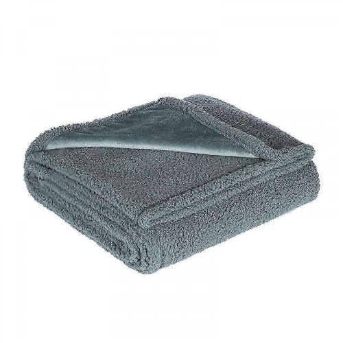 Splash Proof Couples Blanket Waterproof Gray 71x100CM Travel