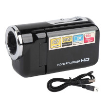 Cameră video digitală de 2 inch cu ecran color 1080P 16MP Zoom 16x Anti-vibrație DV Camcorder pentru călătorii Campus Creștere Înregistrare