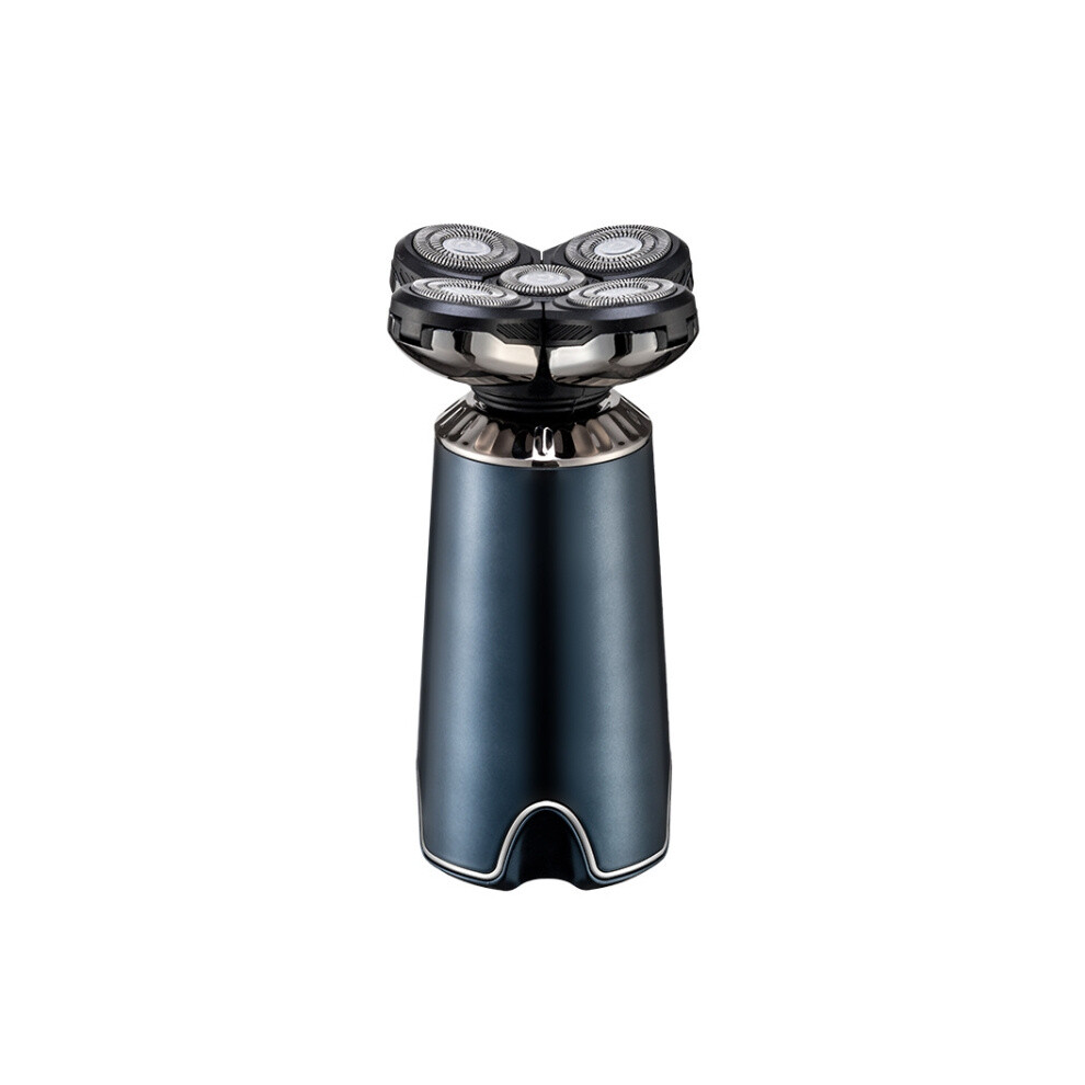 Dark/Blue Men Multifunctional Electrical Shaver Rechargeable 5-Blade Shaving Razor( Blue)