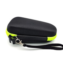 Portable, shockproof, and pressure-resistant shaver storage case compatible all Braun shavers (fluorescent color)