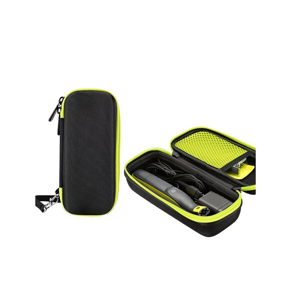 EVA carrying case compatible Philips OneBlade shavers, portable shockproof travel bag, shaver storage box (fluorescent color).