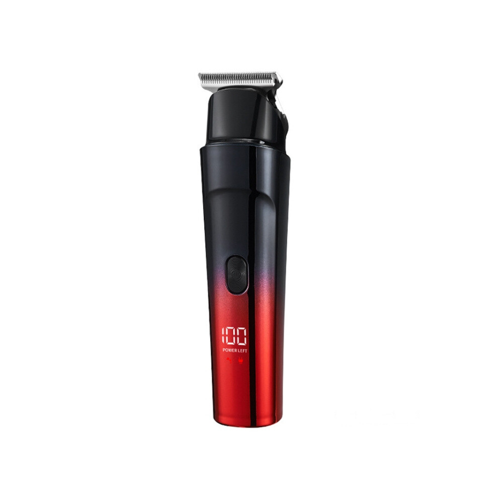 Red Rechargeable Home Hair Clipper, Electric Hair Trimmer (Gradient )