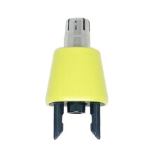 Ersatzklinge für elektrische Nasenhaartrimmer, kompatibel mit Philips OneBlade QP2520 / QP2630 / QP6530 / QP6510 / QP6520 (schwarze Füße)