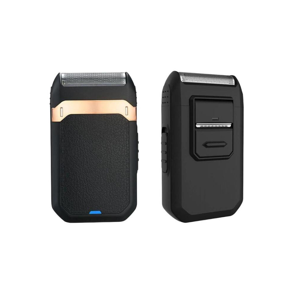 Black/Gold Reciprocating Electric Shaver Rechargeable Razor( Gold)